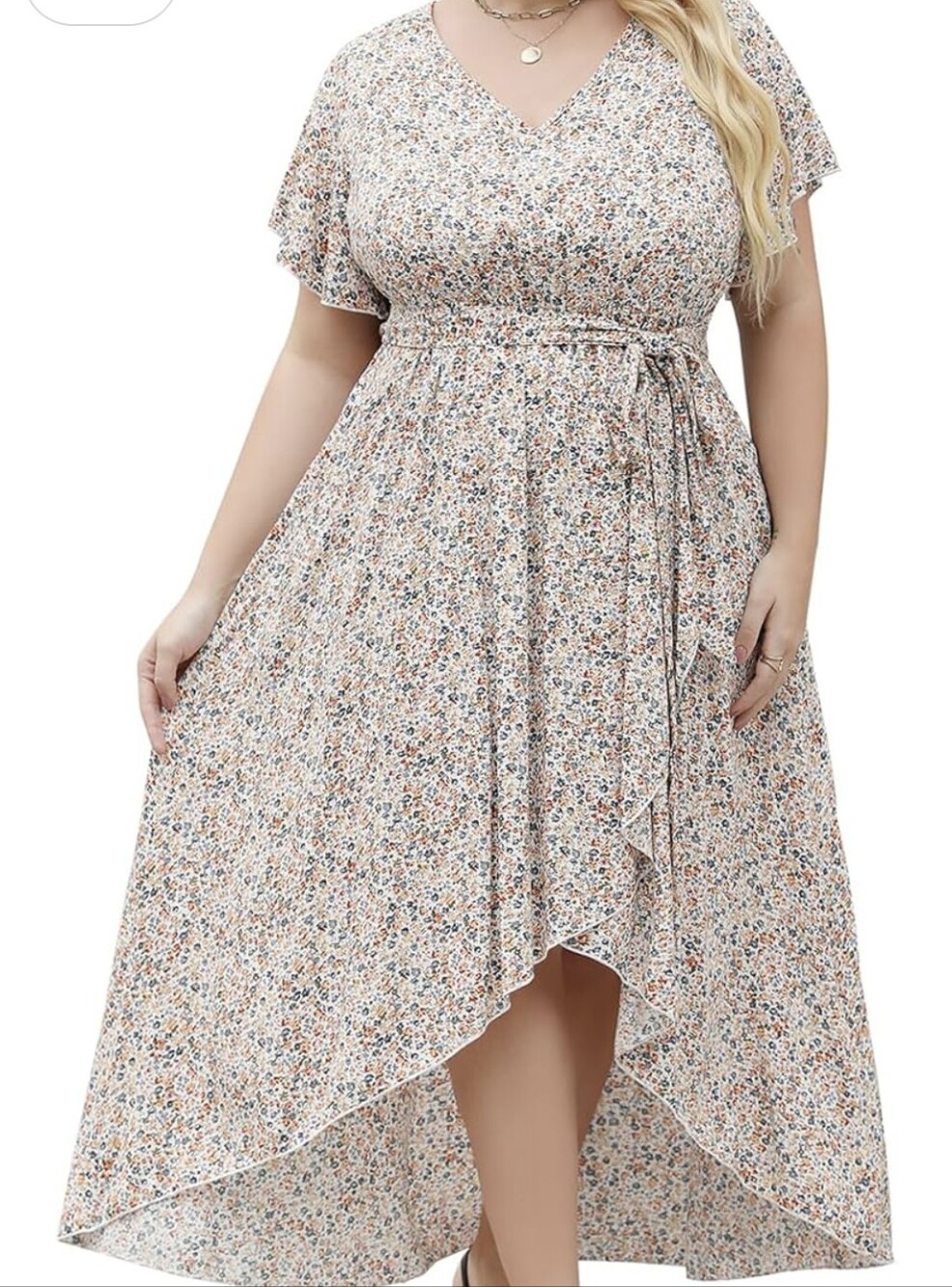 Beautiful Boho Floral dress Plus Size